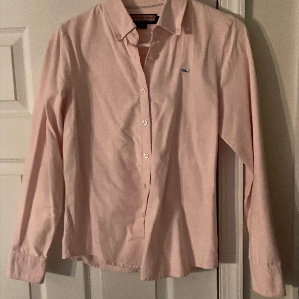 Vineyard Vines pink button down shirt